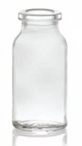 10 ml injectieflacon, helder, type 1 geblazen glas